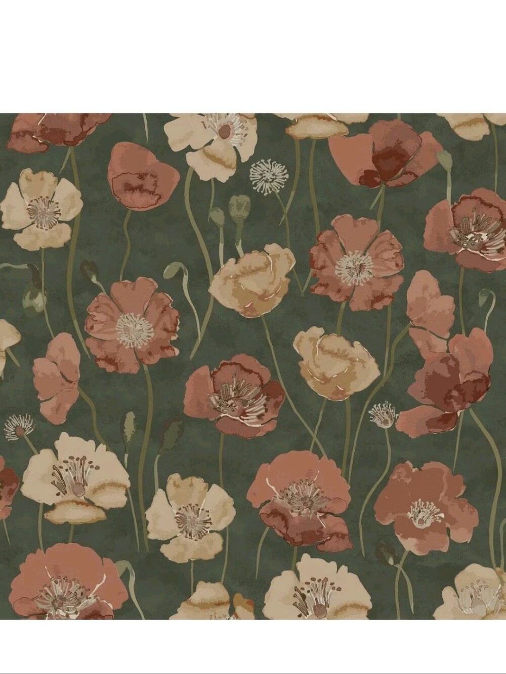 NuWallpaper Adelia Moss Peel and Stick Wallpaper